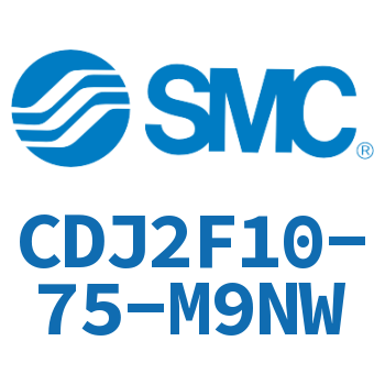 法兰型不锈钢迷你气缸 CDJ2F10-75-M9NW