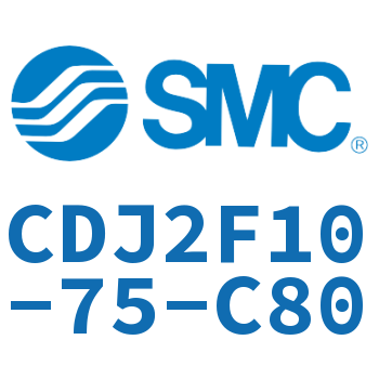 法兰型不锈钢迷你气缸 CDJ2F10-75-C80
