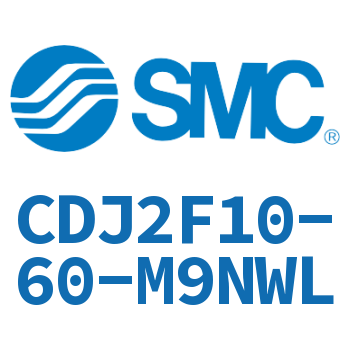 法兰型不锈钢迷你气缸 CDJ2F10-60-M9NWL