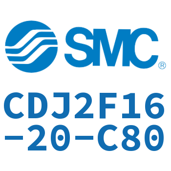 法兰型不锈钢迷你气缸 CDJ2F16-20-C80