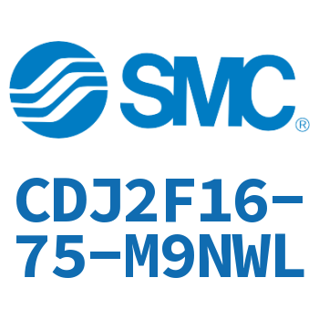 法兰型不锈钢迷你气缸 CDJ2F16-75-M9NWL