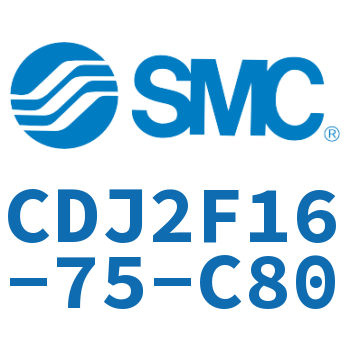 法兰型不锈钢迷你气缸 CDJ2F16-75-C80