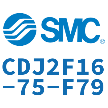 法兰型不锈钢迷你气缸 CDJ2F16-75-F79
