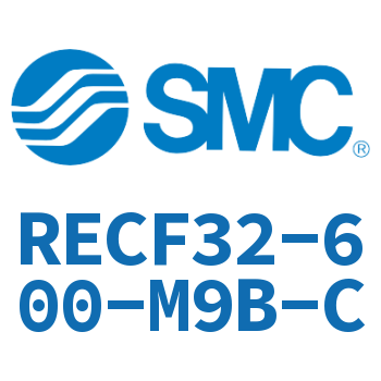 Rod side flange type sinusoidal cylinder-RECF32-600-M9B-C