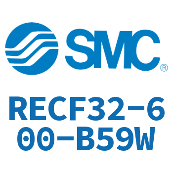 Rod side flange type sinusoidal cylinder-RECF32-600-B59W