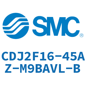 法兰型不锈钢迷你气缸 CDJ2F16-45AZ-M9BAVL-B