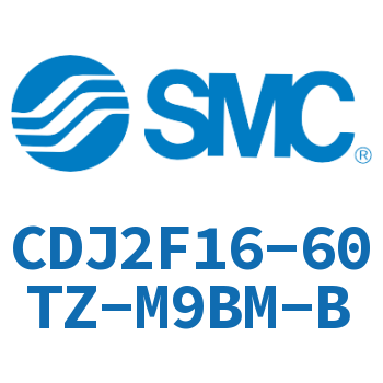 法兰型不锈钢迷你气缸 CDJ2F16-60TZ-M9BM-B