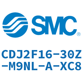 法兰型不锈钢迷你气缸 CDJ2F16-30Z-M9NL-A-XC8