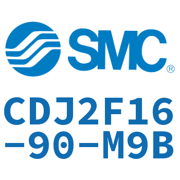 法兰型不锈钢迷你气缸 CDJ2F16-90-M9B