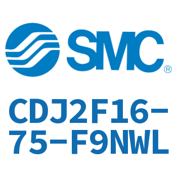 法兰型不锈钢迷你气缸 CDJ2F16-75-F9NWL