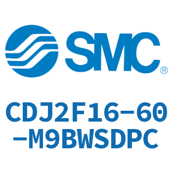 法兰型不锈钢迷你气缸 CDJ2F16-60-M9BWSDPC