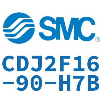 法兰型不锈钢迷你气缸 CDJ2F16-90-H7B