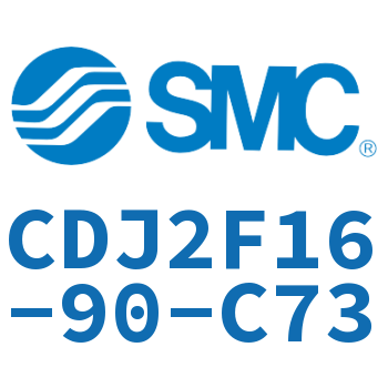 法兰型不锈钢迷你气缸 CDJ2F16-90-C73