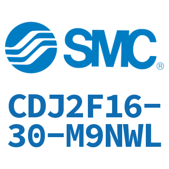 法兰型不锈钢迷你气缸 CDJ2F16-30-M9NWL