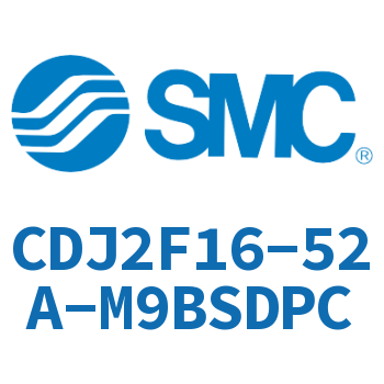 法兰型不锈钢迷你气缸 CDJ2F16-52A-M9BSDPC