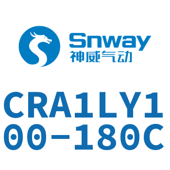 法兰型双轴键摆动气缸 CRA1LY100-180C