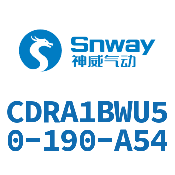内置磁环双轴角度可调节摆动气缸-CDRA1BWU50-190-A54