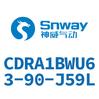内置磁环双轴角度可调节摆动气缸-CDRA1BWU63-90-J59L