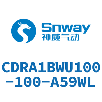 内置磁环双轴角度可调节摆动气缸-CDRA1BWU100-100-A59WL