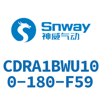 内置磁环双轴角度可调节摆动气缸-CDRA1BWU100-180-F59