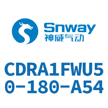 内置磁环法兰型双轴角度可调节摆动气缸-CDRA1FWU50-180-A54
