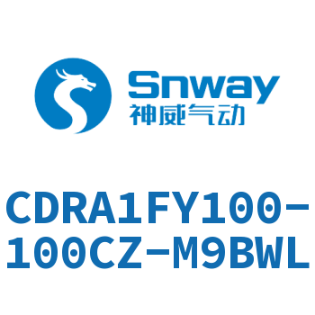 内置磁环法兰型双轴摆动气缸-CDRA1FY100-100CZ-M9BWL