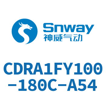内置磁环法兰型双轴摆动气缸-CDRA1FY100-180C-A54