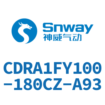 内置磁环法兰型双轴摆动气缸-CDRA1FY100-180CZ-A93