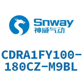 内置磁环法兰型双轴摆动气缸-CDRA1FY100-180CZ-M9BL