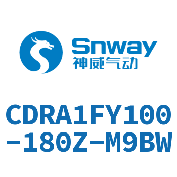 内置磁环法兰型双轴摆动气缸-CDRA1FY100-180Z-M9BW