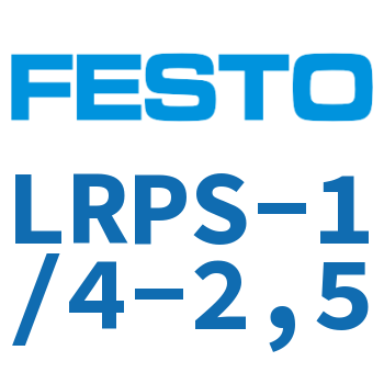 Precision pressure reducing valve-LRPS-1/4-2,5