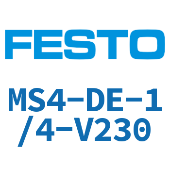 Soft start valve-MS4-DE-1/4-V230