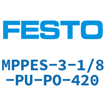 Proportional pressure valve-MPPES-3-1/8-PU-PO-420