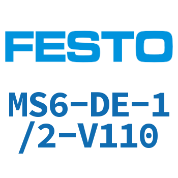 Soft start valve-MS6-DE-1/2-V110