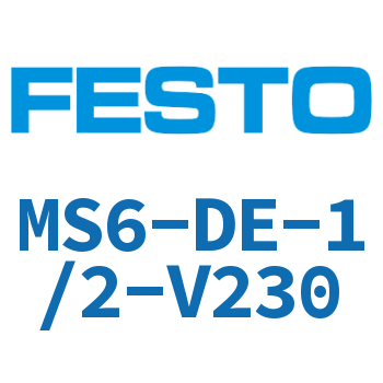 Soft start valve-MS6-DE-1/2-V230