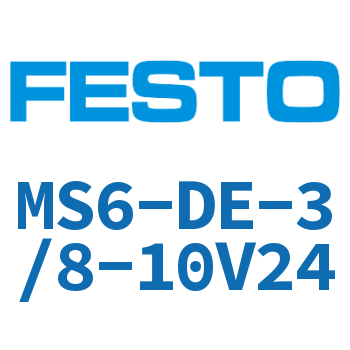 Soft start valve-MS6-DE-3/8-10V24