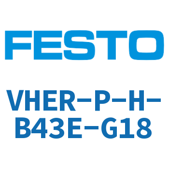 Rotary handle valve-VHER-P-H-B43E-G18