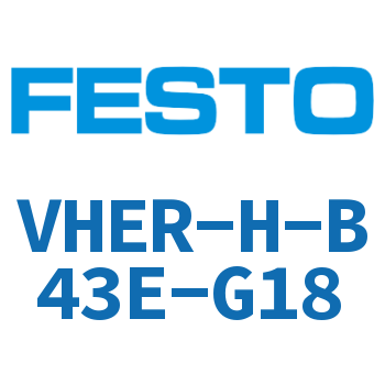 Rotary handle valve-VHER-H-B43E-G18