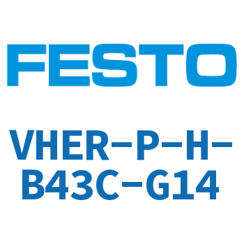 Rotary handle valve-VHER-P-H-B43C-G14