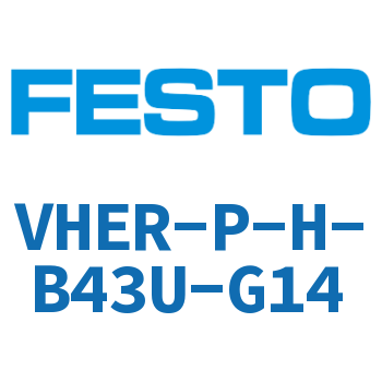 Rotary handle valve-VHER-P-H-B43U-G14