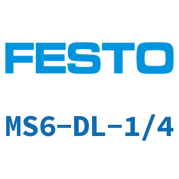 Soft start valve-MS6-DL-1/4