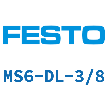 Soft start valve-MS6-DL-3/8
