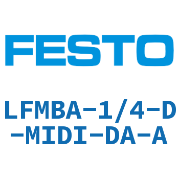 Fine filter combination-LFMBA-1/4-D-MIDI-DA-A