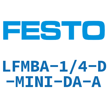 Fine filter combination-LFMBA-1/4-D-MINI-DA-A