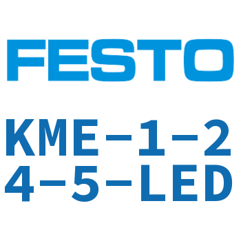 Socket with cable-KME-1-24-5-LED