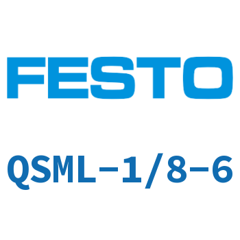 L-shaped quick-insertion threaded joint-QSML-1/8-6