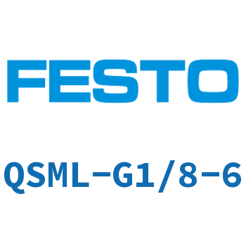 L-shaped quick-insertion threaded joint-QSML-G1/8-6