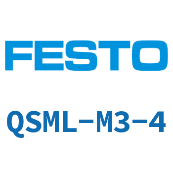L-shaped quick-insertion threaded joint-QSML-M3-4