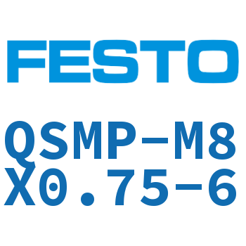 Quick plug connector-QSMP-M8X0.75-6