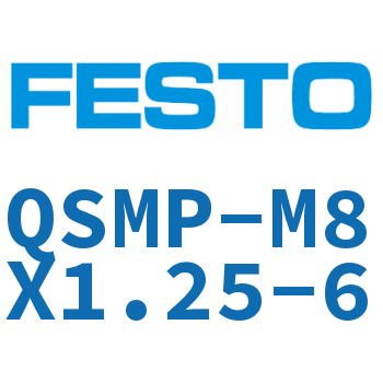 Quick plug connector-QSMP-M8X1.25-6